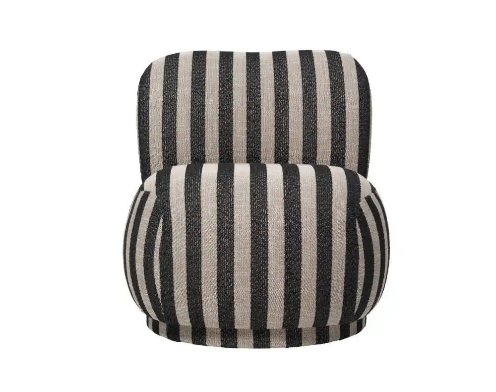 Křeslo Rico Piccolo Swivel Louisiana, sand/black Horká Nabídka