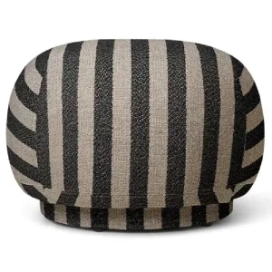 Přímo Od Výrobce Pouf Rico, Louisiana sand / black