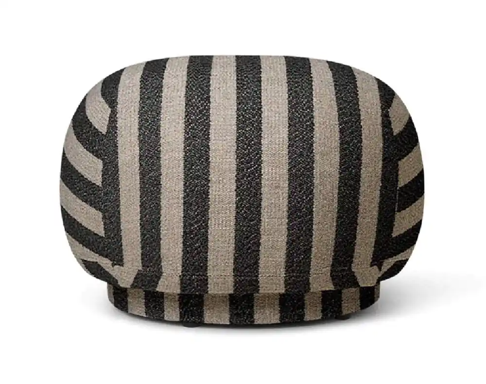 Přímo Od Výrobce Pouf Rico, Louisiana sand / black