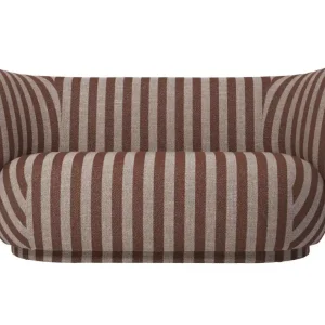 Sofa Rico 2, Louisiana sand / chocolate Oblíbený