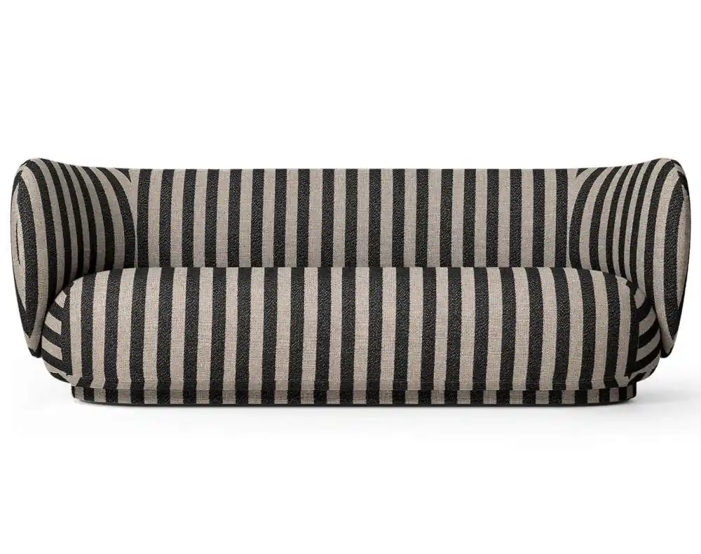 Finální Výprodej Sofa Rico 3, Louisiana sand / black