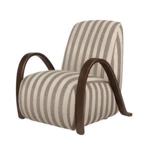 Křeslo Buur Louisiana, sand/off-white Originální