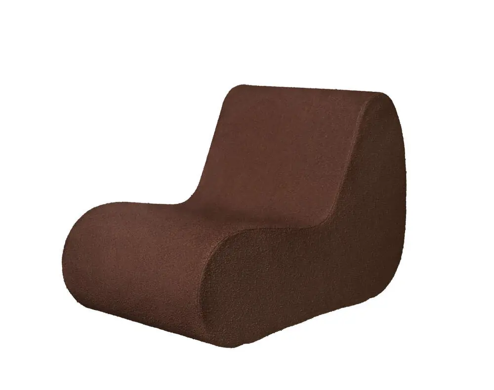 Outdoorové křeslo (středový modul) Rouli, chestnut brown Sleva