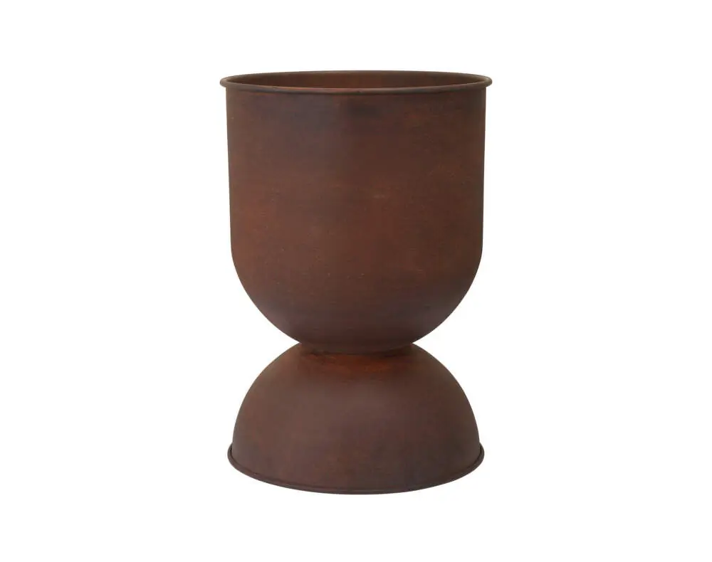 Květináč Hourglass Medium, rust Odeslání Ihned