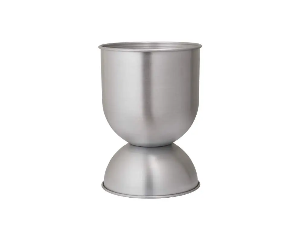 Aktuální Květináč Hourglass Small, aluminium