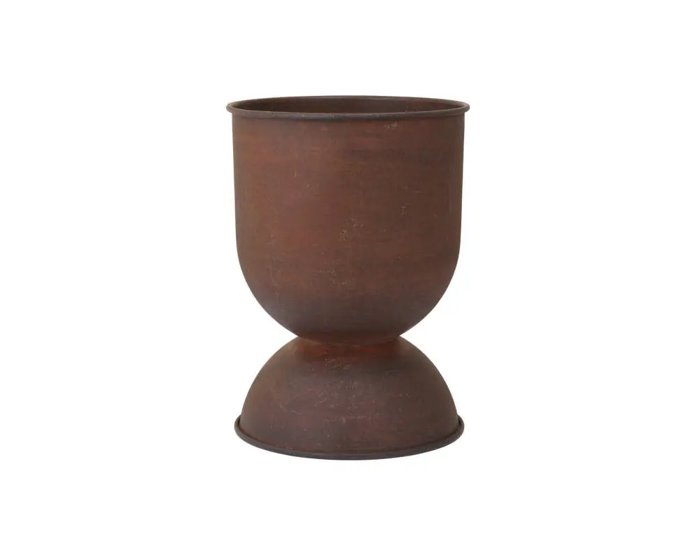 Květináč Hourglass Small, rust Vrácení Zdarma