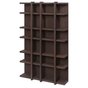 Novinka Police Tilem 4x6, dark stained oak