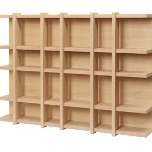 Vysoce Kvalitní Police Tilem 6x4, natural oak veneer