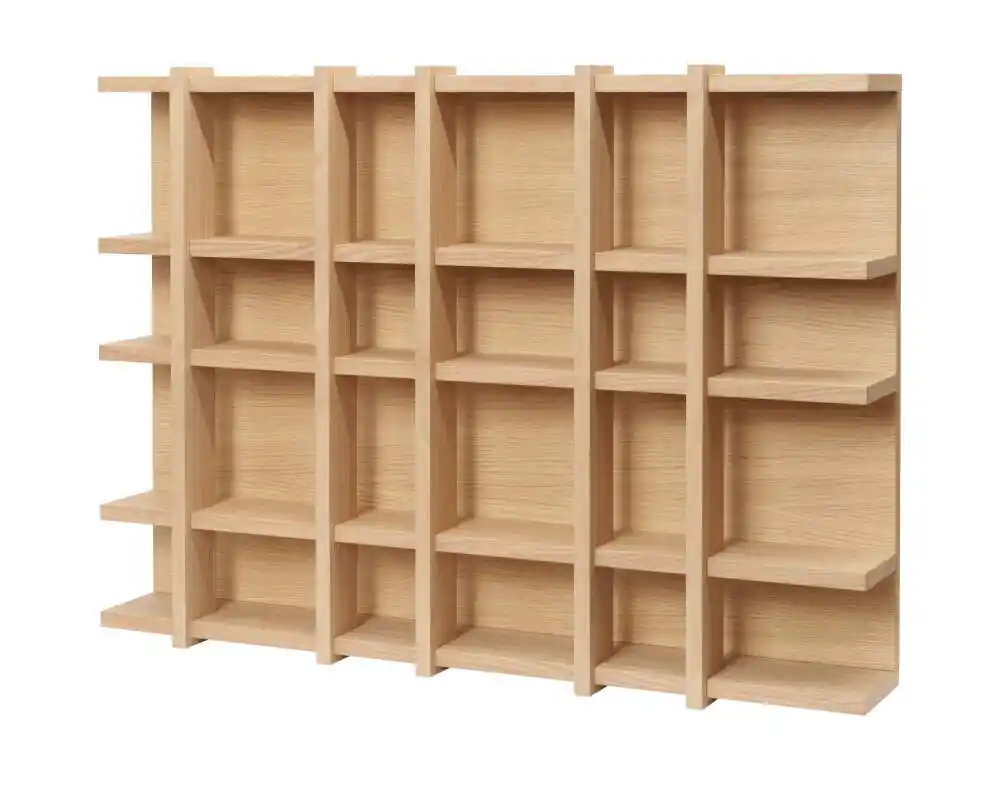 Vysoce Kvalitní Police Tilem 6x4, natural oak veneer