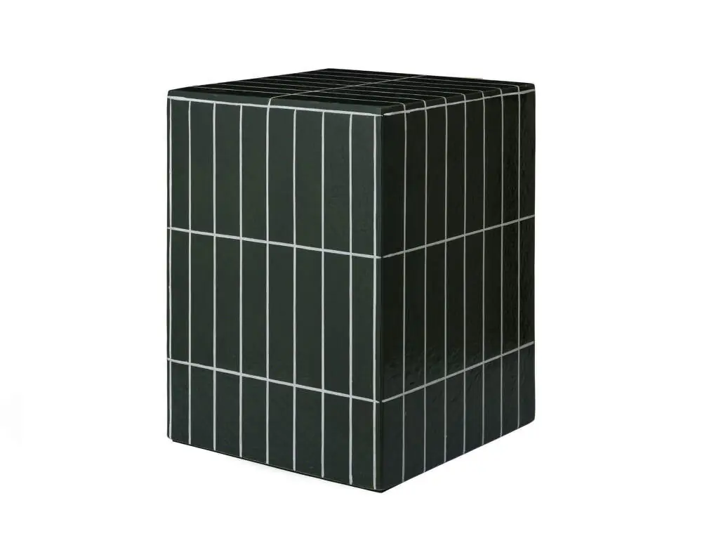 Odkládací stolek Pillar, dark green Nová Kolekce