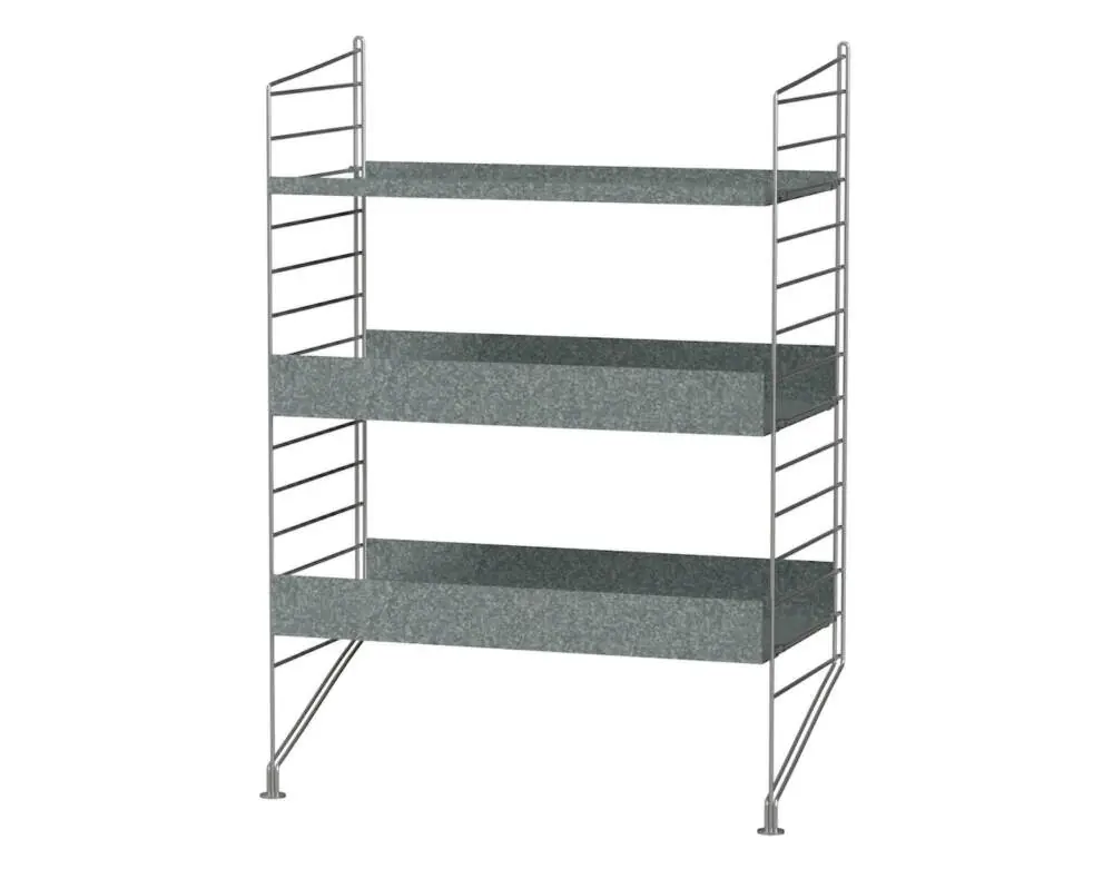 Levný Venkovní policová sestava String Outdoor B, galvanized