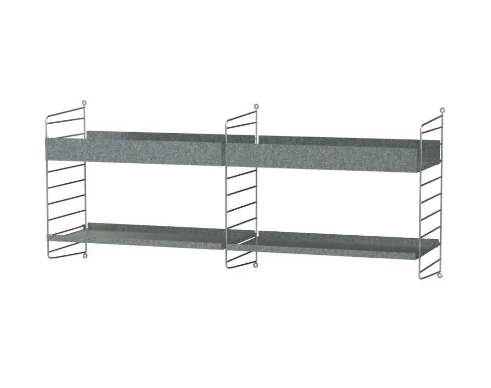 Akční Nabídka Venkovní policová sestava String Outdoor F, galvanized