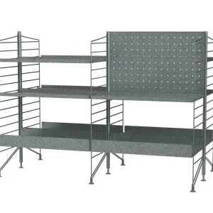 Akční Cena Venkovní policová sestava String Outdoor L, galvanized