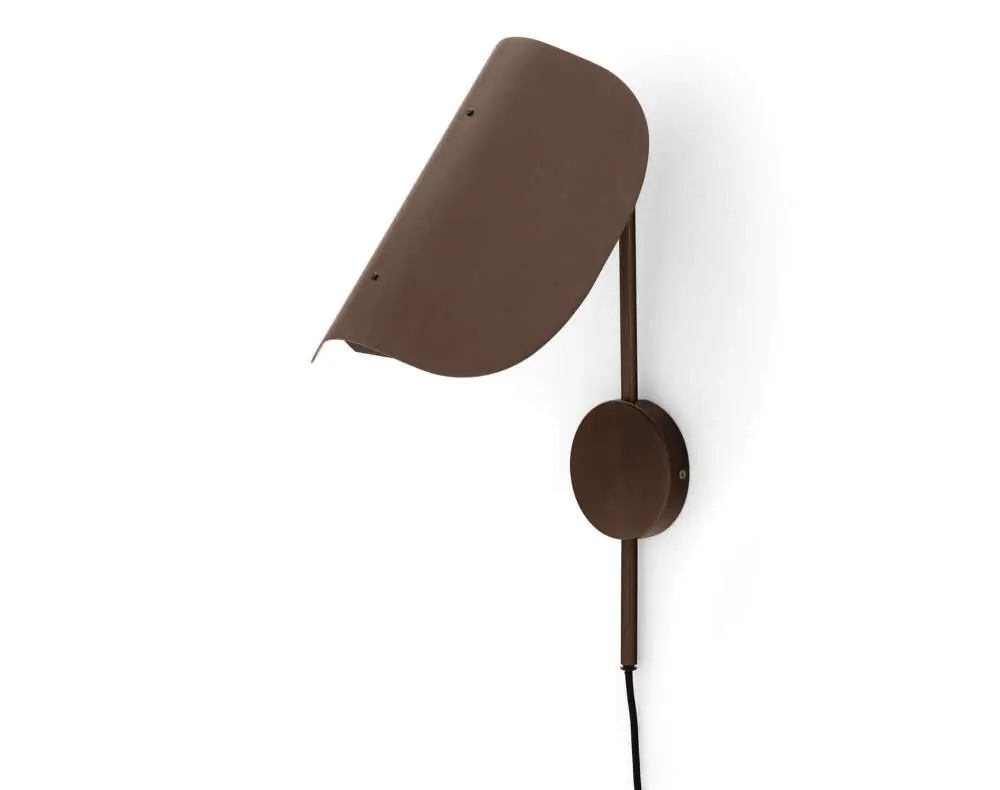 Nástěnná lampa Wing, bronzed aluminium Aktuální
