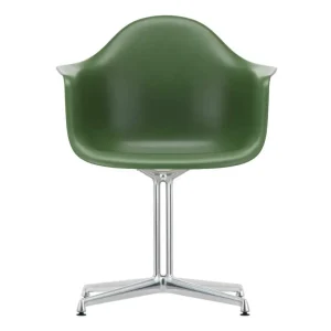 Cenová Bomba Židle Eames DAL, forest / polished aluminum