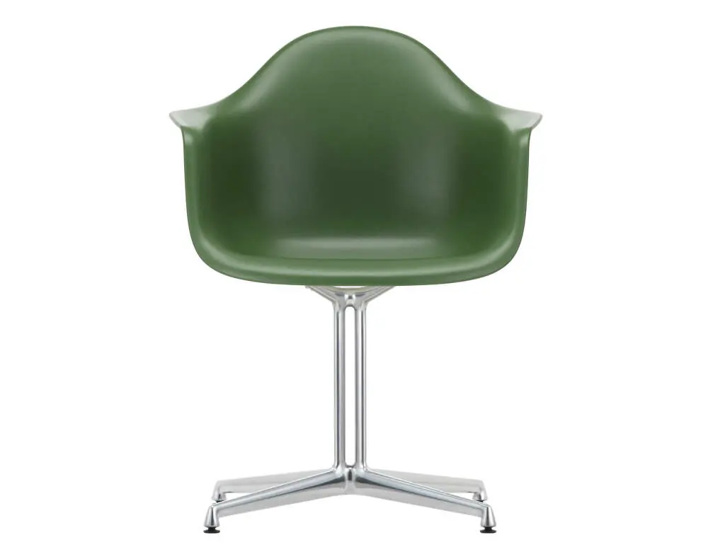 Cenová Bomba Židle Eames DAL, forest / polished aluminum