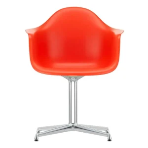 Židle Eames DAL, poppy red / polished aluminum Cenový Hit