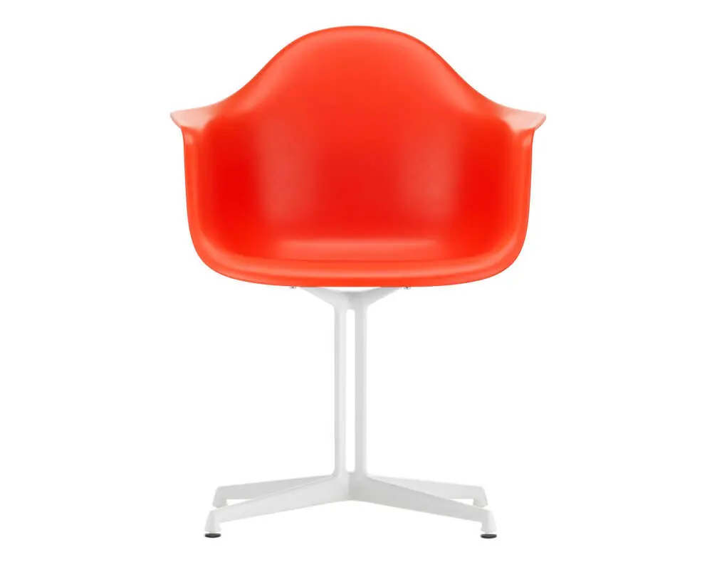 Expresní Doručení Židle Eames DAL, poppy red / white