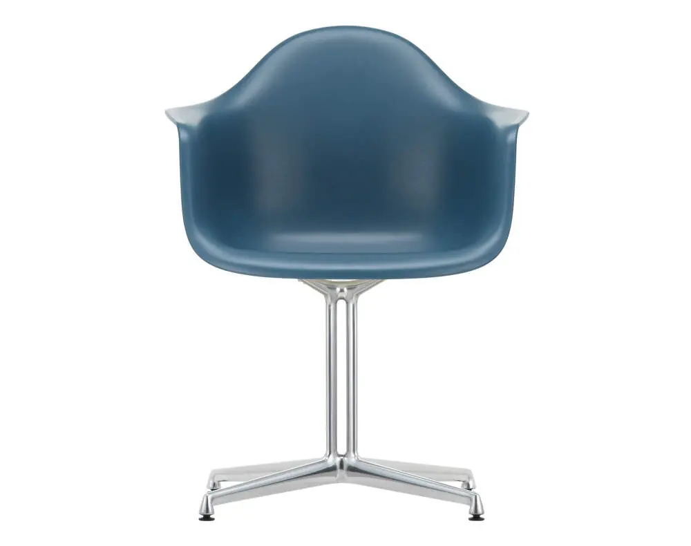 Židle Eames DAL, sea blue / polished aluminum Časově Omezené