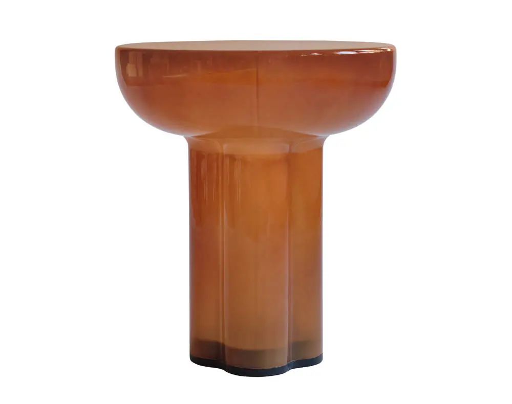 Rychlé Dodání Odkládací stolek Crown Tall, caramel