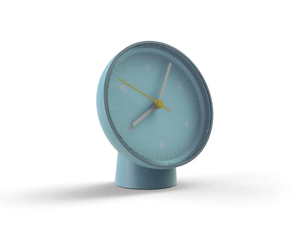 Must-Have Hodiny Table Clock, blue