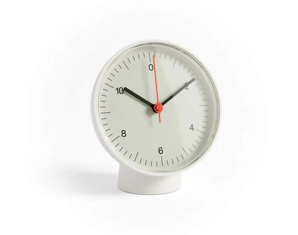 Dokud Zásoby Vydrží Hodiny Table Clock, white