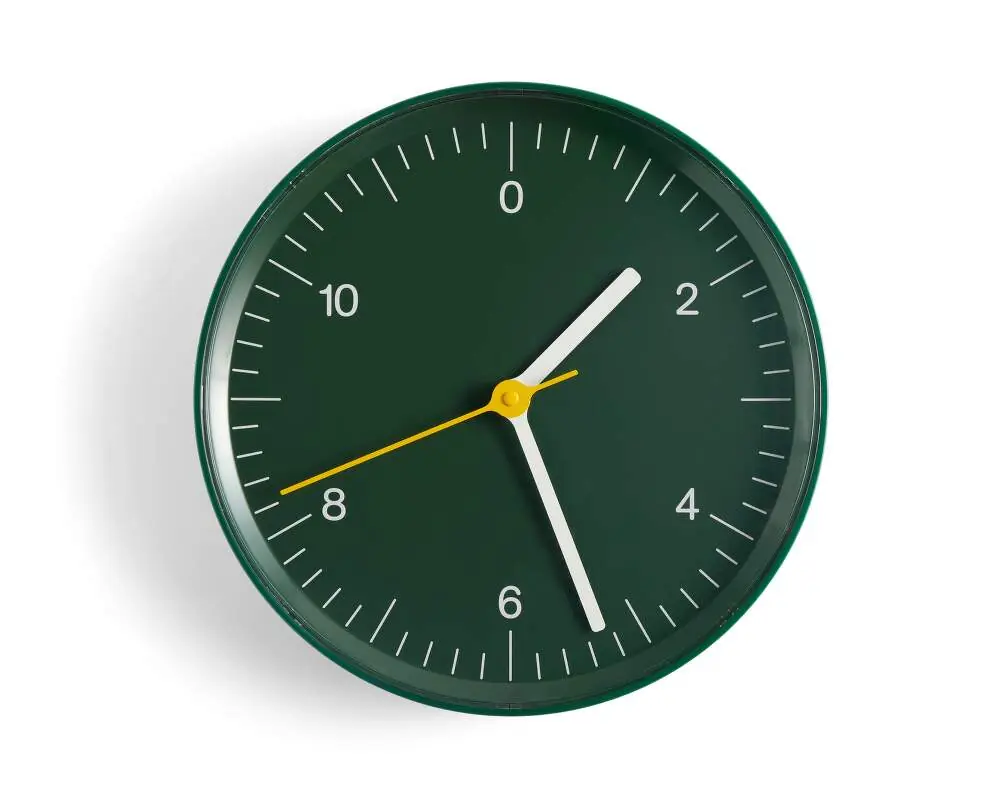 Nástěnné hodiny Wall Clock, green Tovární Cena