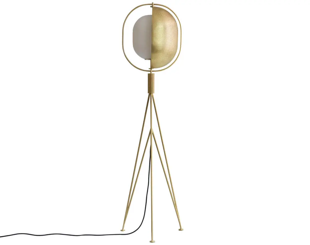 Stojací lampa Pearl, brass Must-Have