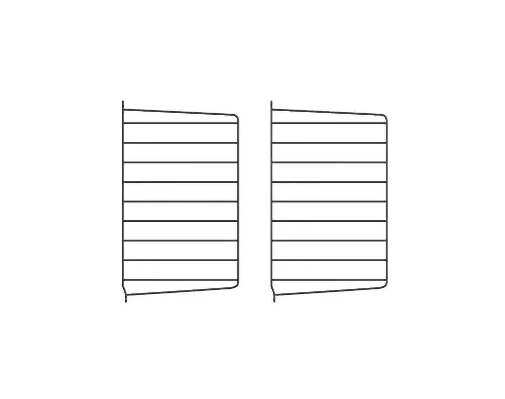 Nástěnný panel String Wall 50 x 30, 2 ks, dark brown Oblíbený