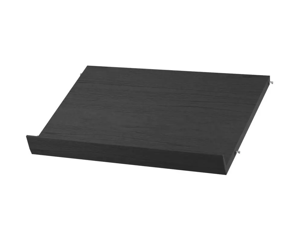 Police String Magazine Shelf 58 x 30, dark oak Must-Have