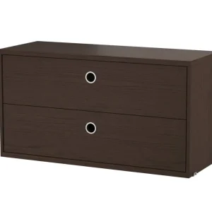 Komoda String Chest With Drawers 78 x 30, dark oak Nová Kolekce