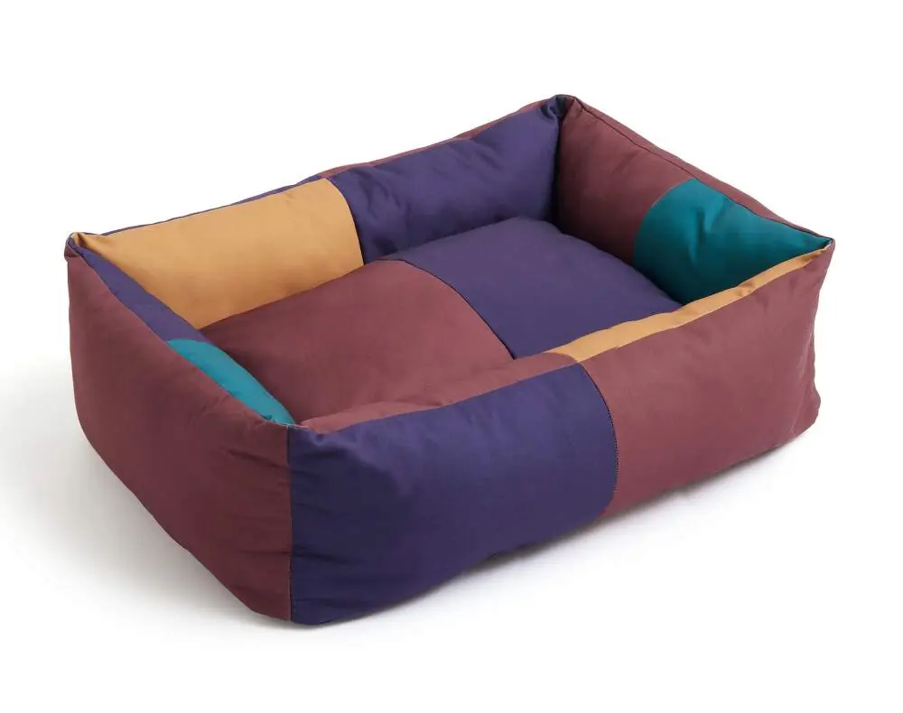 Akce Psí pelíšek Dogs Bed Zip L, burgundy / green