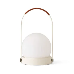 Přenosná lampa Carrie Leather Handle, ivory Koupit Online