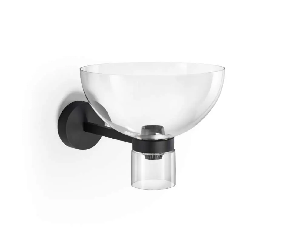 Sezónní Sleva Nástěnná lampa Nocturne Bowl, black