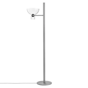 Stojací lampa Nocturne Bowl F1, silver Cenový Hit