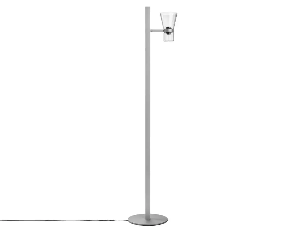 Výprodej Stojací lampa Nocturne Cone F1, silver