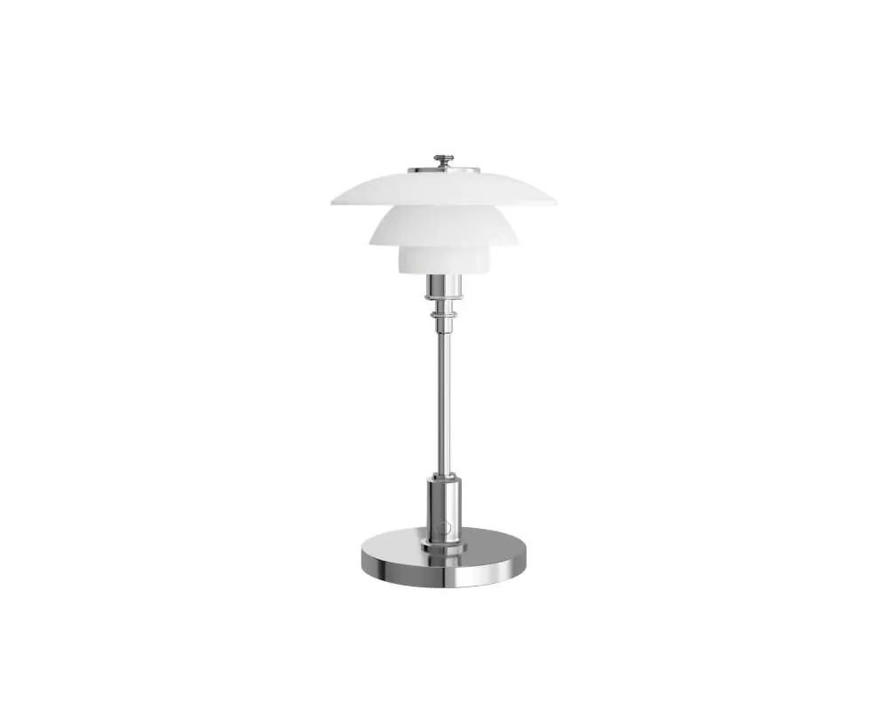 Přenosná lampa PH 1/1, high lustre chrome plated Horká Nabídka