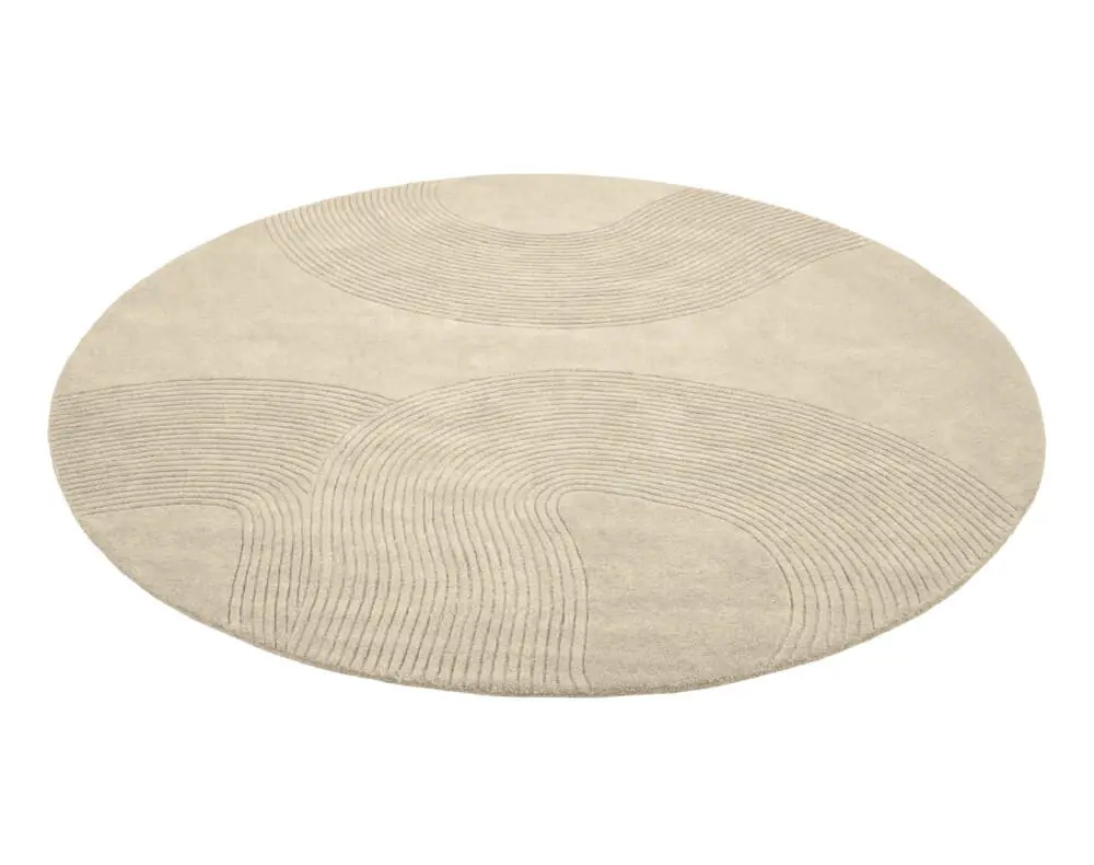 Koberec Zen Round Ø250 cm, creme Zlevněný