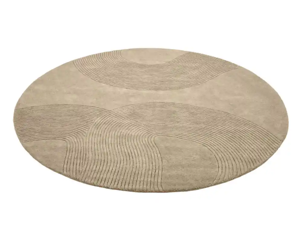 Koberec Zen Round Ø250 cm, beige Originální