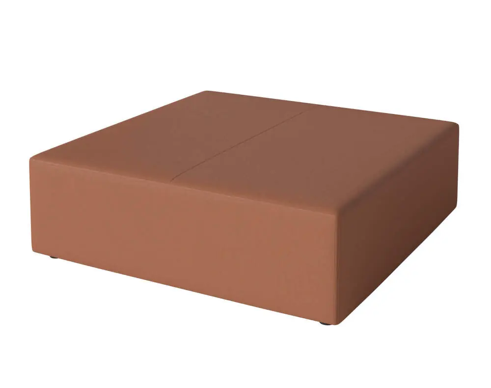 Pouf Sora 115x115 cm, cognac Víkendová Akce