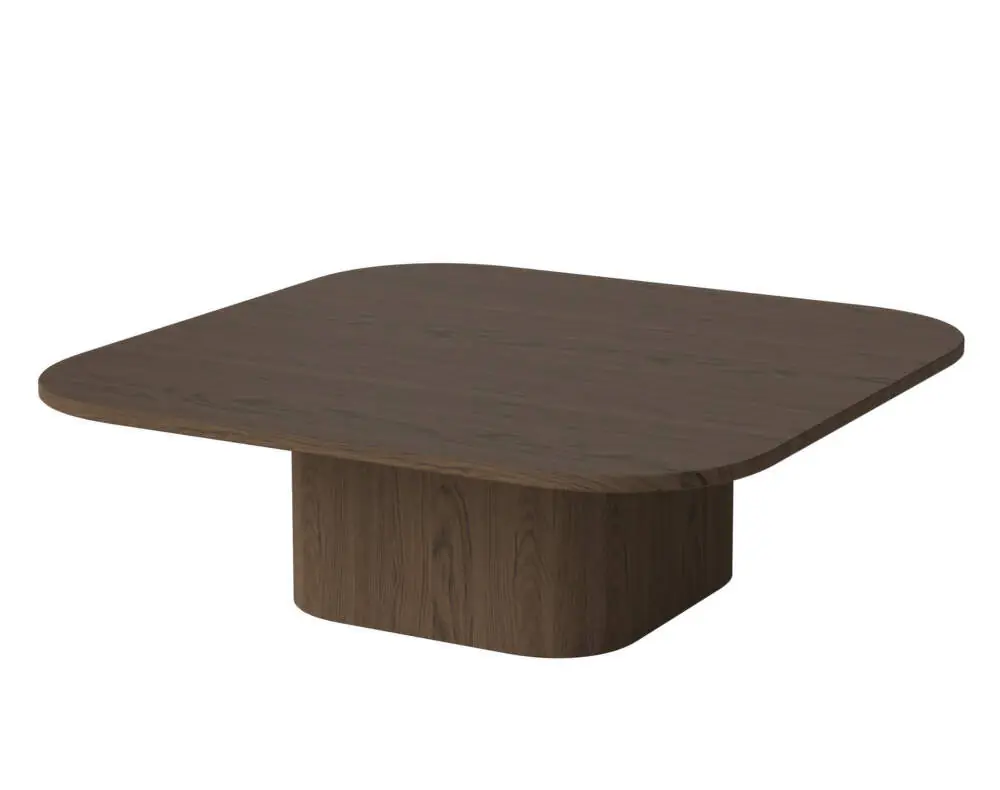 Konferenční stolek Eida 100x100 H32, dark oiled oak Novinka