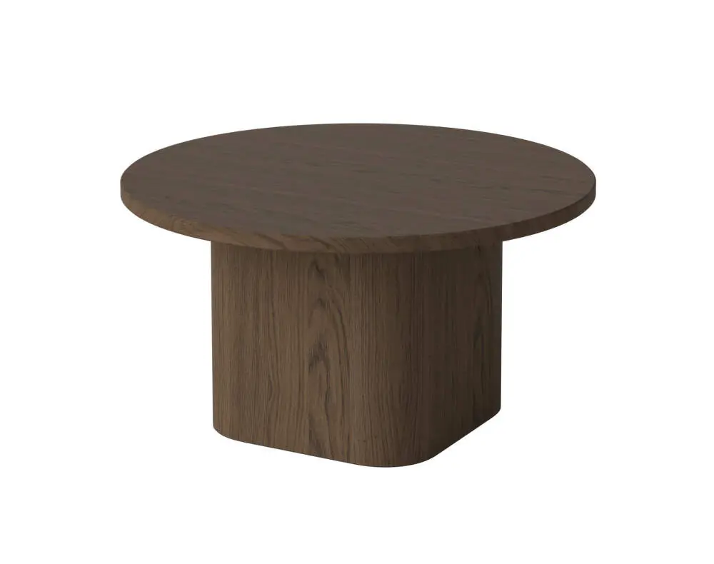 Konferenční stolek Eida Ø60 H32, dark oiled oak Sleva