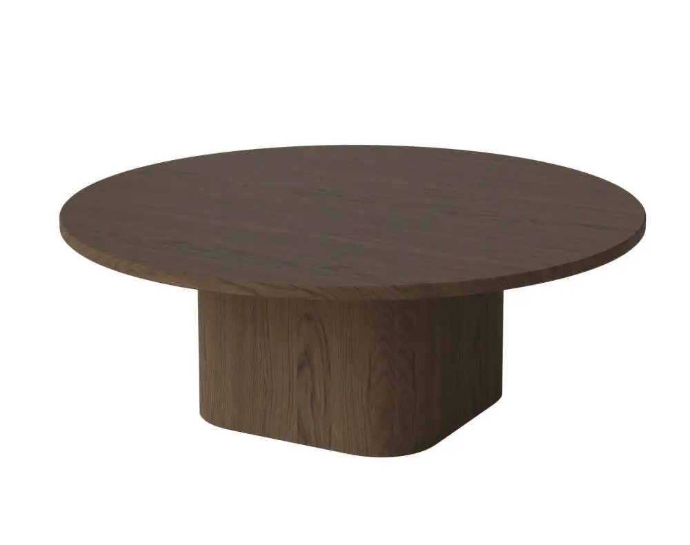 Konferenční stolek Eida Ø90 H32, dark oiled oak Výhodná Nabídka
