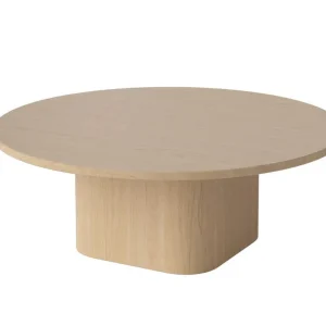 Víkendová Akce Konferenční stolek Eida Ø90 H32, white pigmented oiled oak