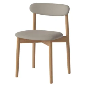 Čalouněná jídelní židle Merge Oiled Oak, sand Sleva