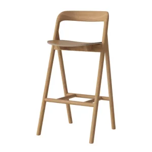 Barová stolička Fenri 65 cm, oiled oak Časově Omezené