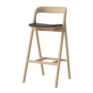 Expresní Doručení Barová stolička Fenri 65 cm White Oak, brown