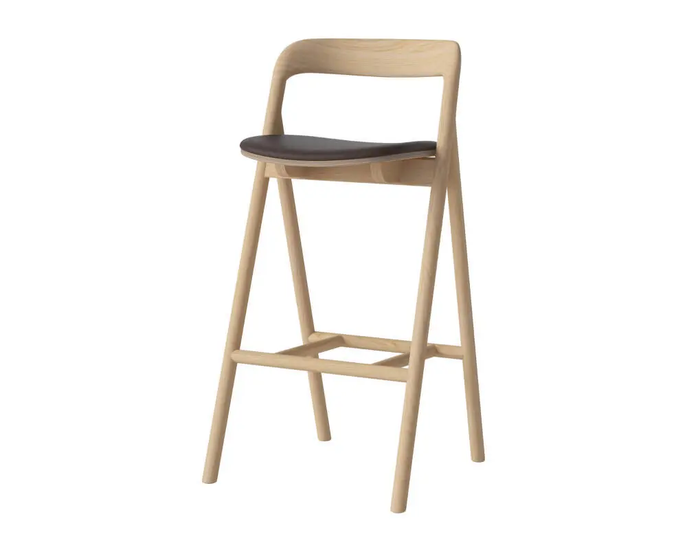 Expresní Doručení Barová stolička Fenri 65 cm White Oak, brown