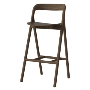 Značkový Barová židle Fenri 75 cm, dark oiled oak