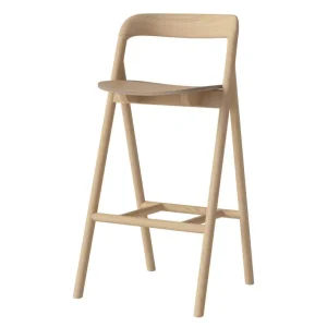 Cenový Hit Barová židle Fenri 75 cm, white pigmented oiled oak